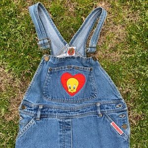 Vintage XS Looney Tunes Overalls.